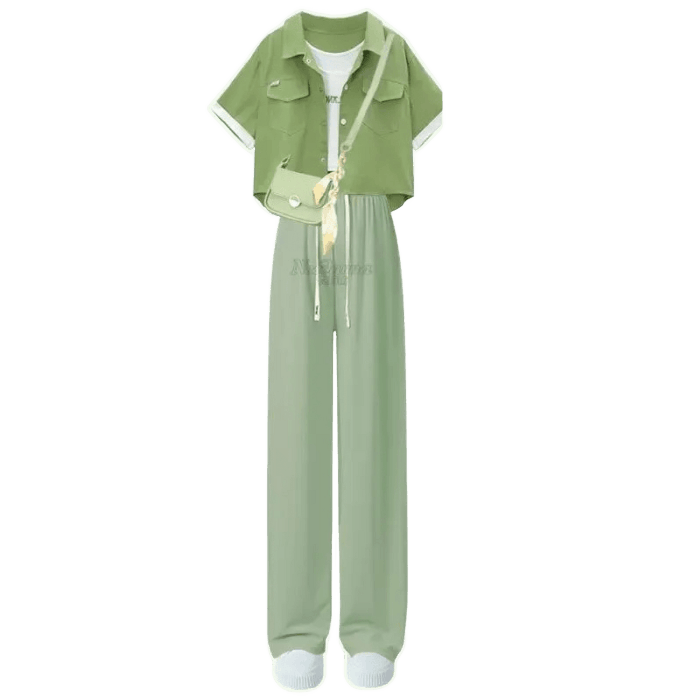 Amar™ shira - סט שלושה חלקים נוח ורך עם שרוולים קצרים