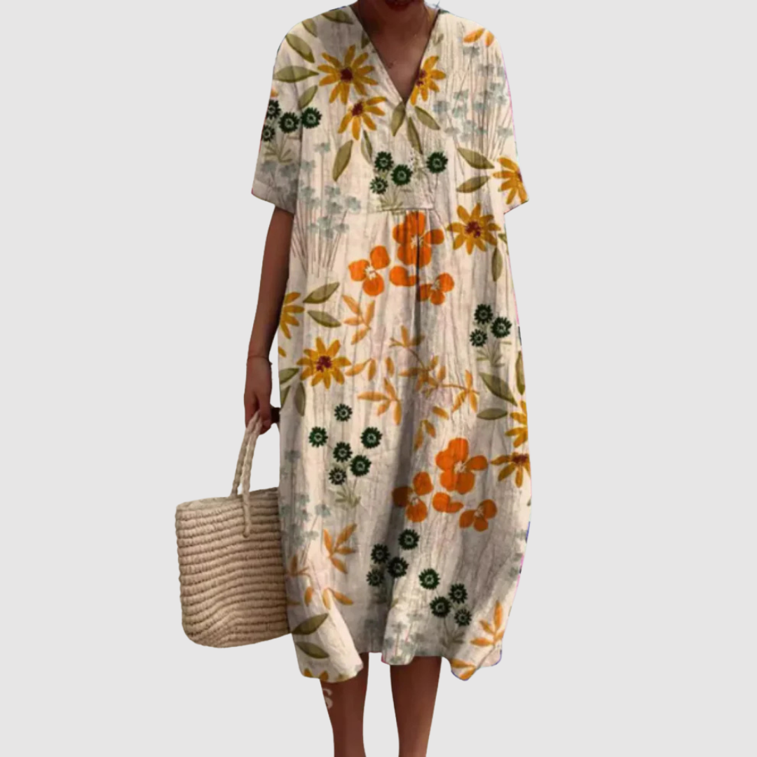 שושנה | שמלת פרחים קלילה ונשית