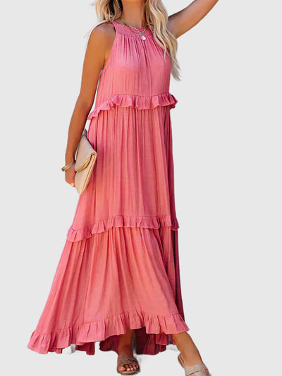 Amar Esther - שמלת סטרפלס אלגנטית עם קפלים