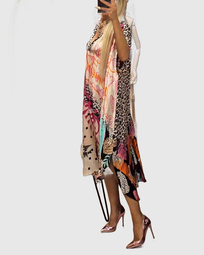 Amar™ Hili - שמלות קז'ואל עם הדפס צבעוני