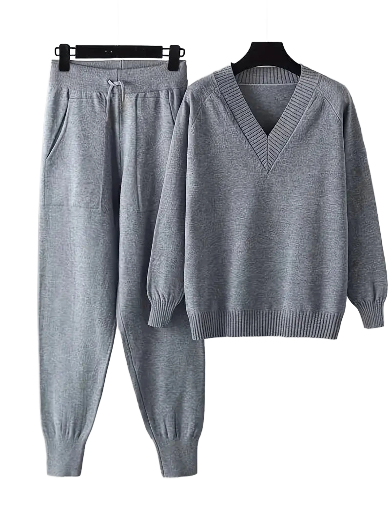 Amar™ Hannah - סט חולצה ארוכה ומכנסיים