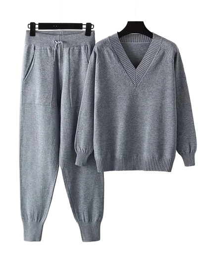 Amar™ Hannah - סט חולצה ארוכה ומכנסיים