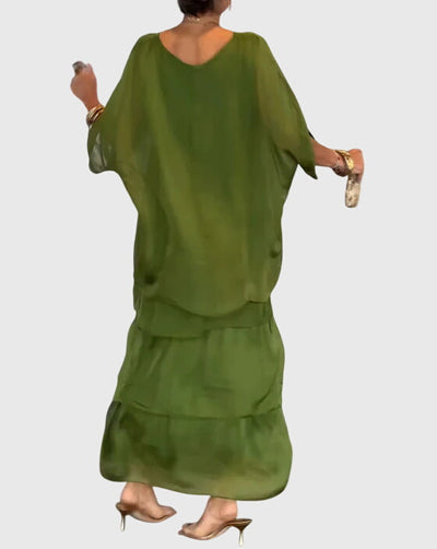 סוזן - שמלה אלגנטית ארוכה וזורמת