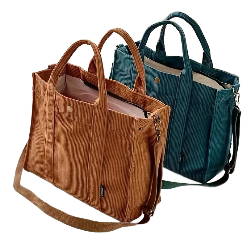 Amar™ Chaya - תיק טוט קנבס קורדורוי