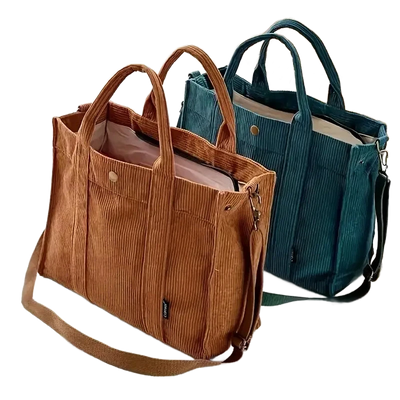 Amar™ Chaya - תיק טוט קנבס קורדורוי