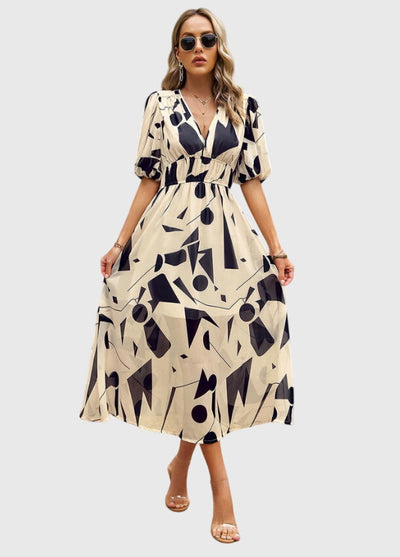 מרלין - שמלת מידי פרחונית מחמיאה