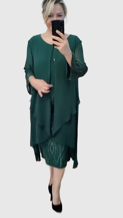 Amar™ Ayala - שמלת מעטפת אלגנטית