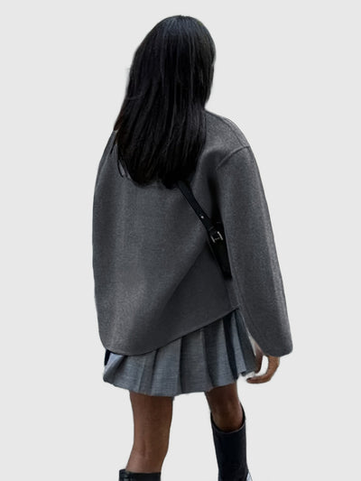 Amar™ Shira - מעיל בייז' דו-שכבתי אלגנטי