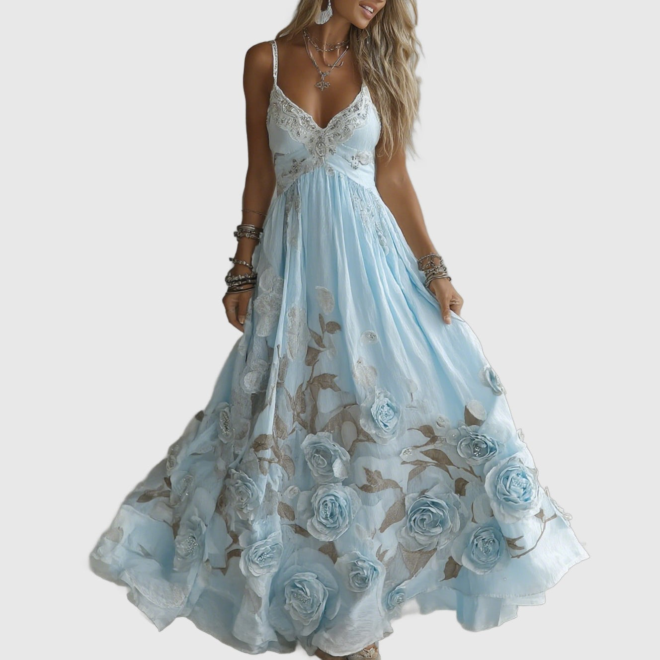 Amar™ Haya - שמלות ארוכות בד וינטג'