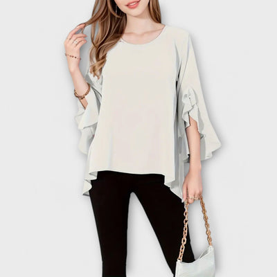 חולצת אביב מושלמת עם צווארון עגול