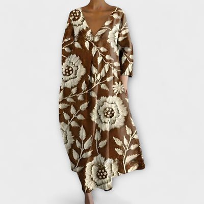 עינת | שמלת שיפון פרפרית קלילה ומחמיאה