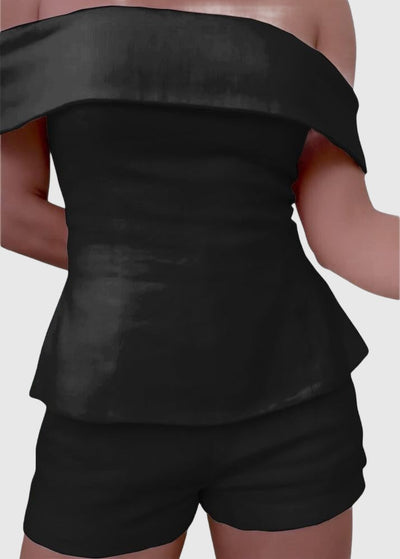 Amar Aluma - סט שני חלקים מפוטר עם כתפיים חשופות