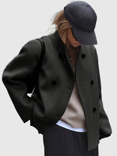 Amar™ Shira - מעיל בייז' דו-שכבתי אלגנטי