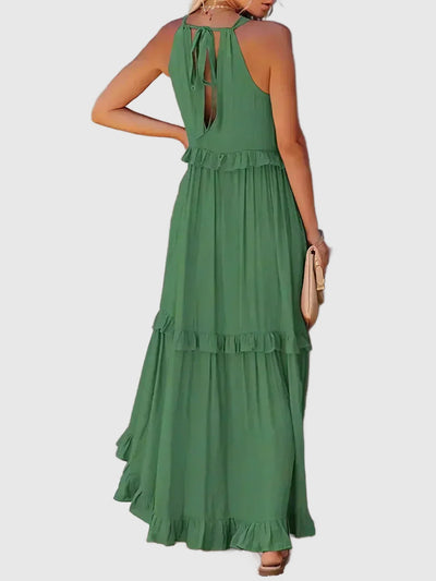 Amar Esther - שמלת סטרפלס אלגנטית עם קפלים