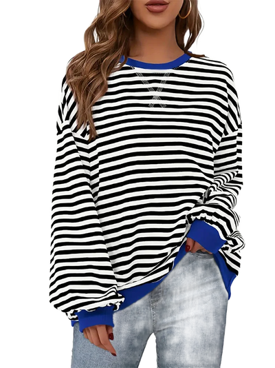 Amar™ Sapir - חולצת פסים עם שרוולים ארוכים