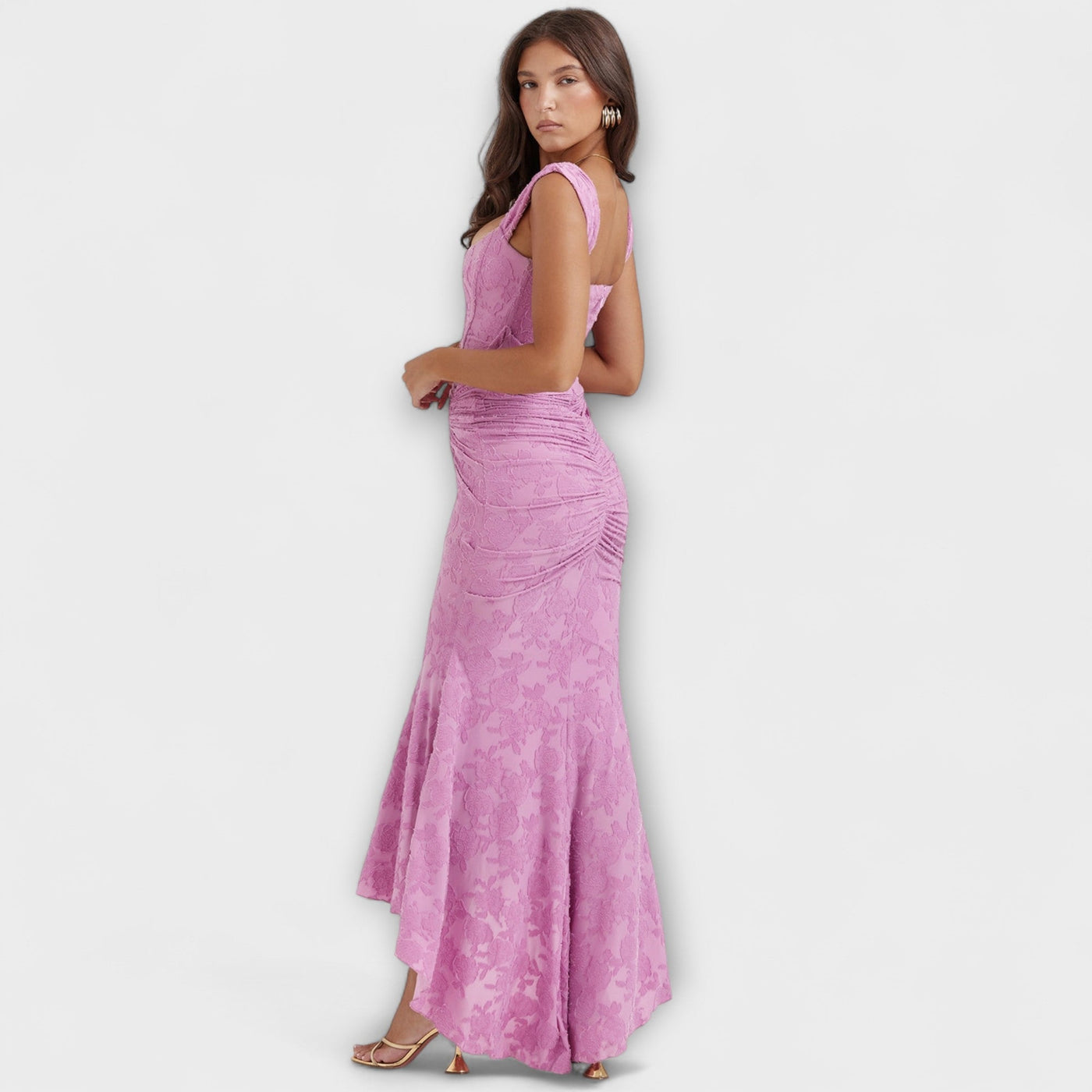 מיכל | שמלת מחוך רומנטית בצבעי פסטל מחמיאים