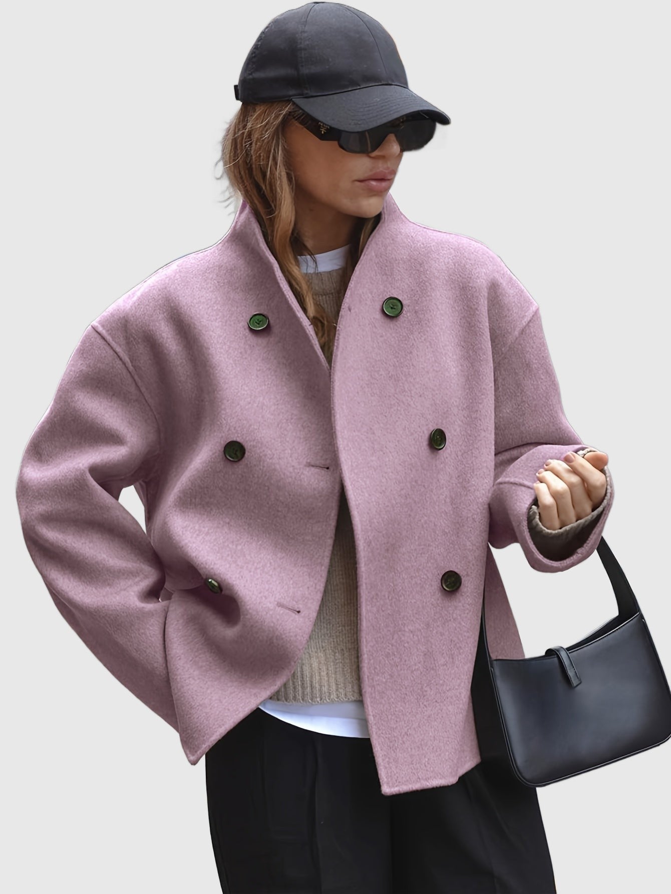 Amar™ Shira - מעיל בייז' דו-שכבתי אלגנטי