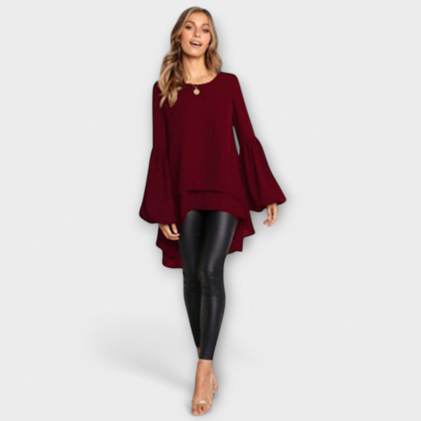 חולצת אביב מושלמת עם צווארון עגול