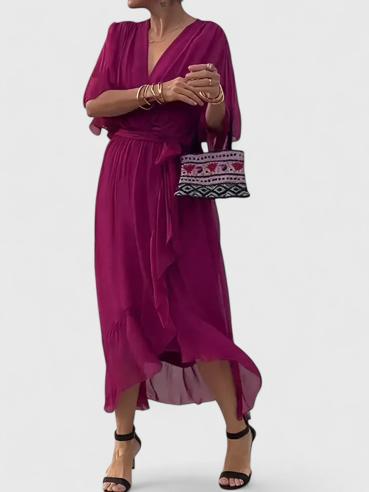 נדה - שמלת וי אלגנטית