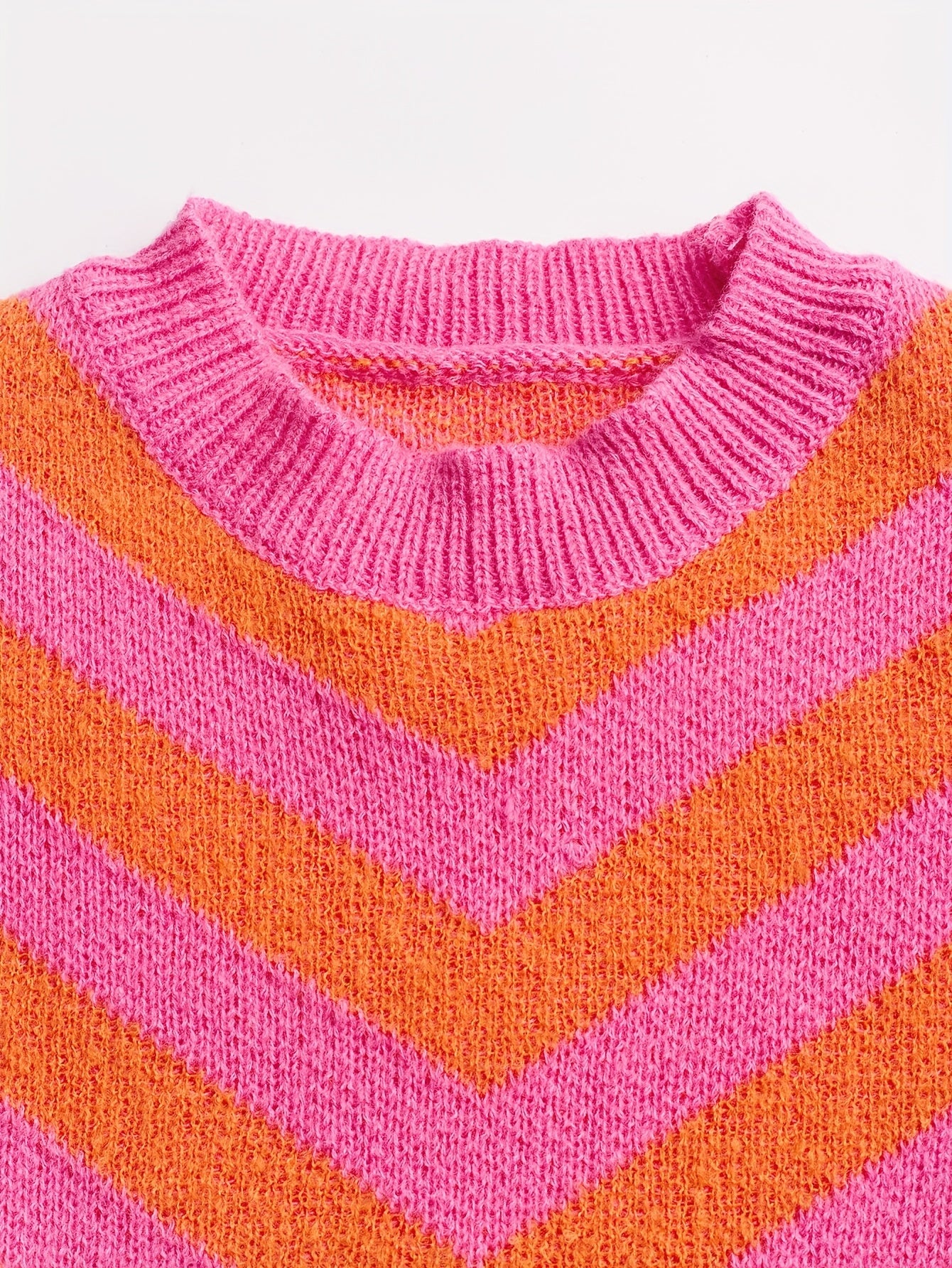 סטרייפ™ | סוודר פסים בלוקי צבע לנשים