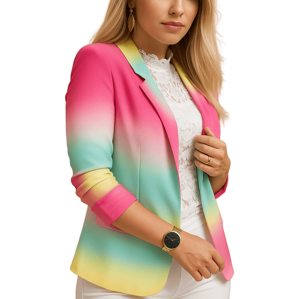 Amar™ Adi - בלייזר עם צווארון צעיף תוסס