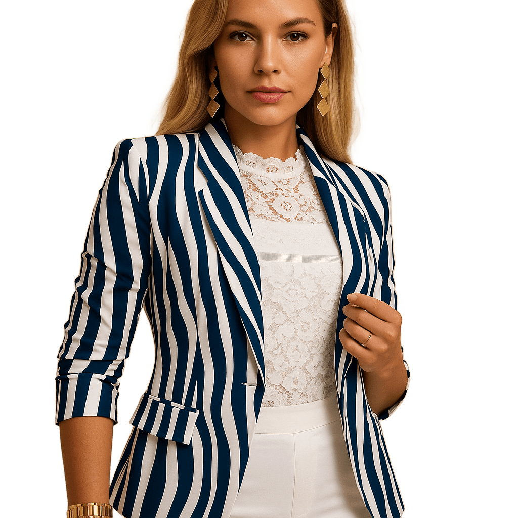 Amar™ Adi - בלייזר עם צווארון צעיף תוסס