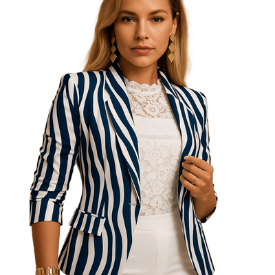 Amar™ Adi - בלייזר עם צווארון צעיף תוסס