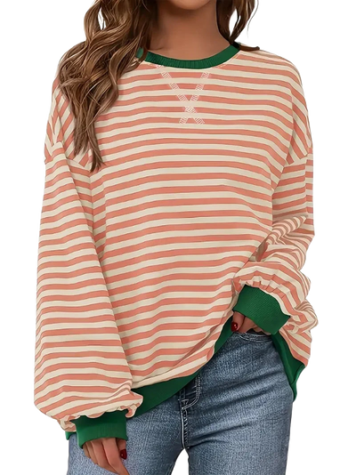 Amar™ Sapir - חולצת פסים עם שרוולים ארוכים