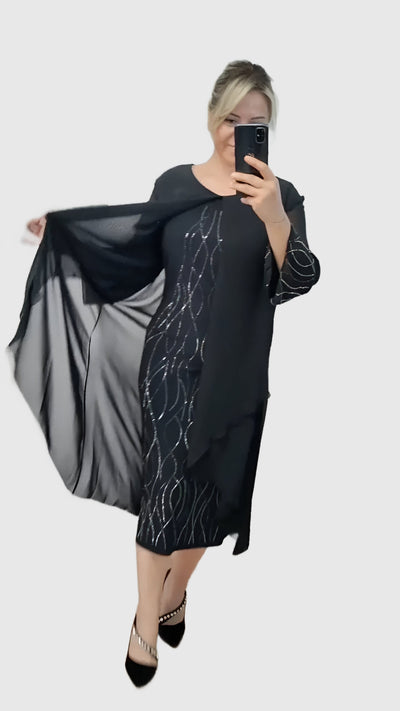 Amar™ Ayala - שמלת מעטפת אלגנטית