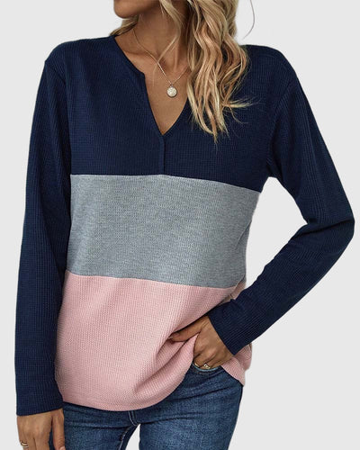 Amar Nitzan - טופ צבעוני עם צווארון