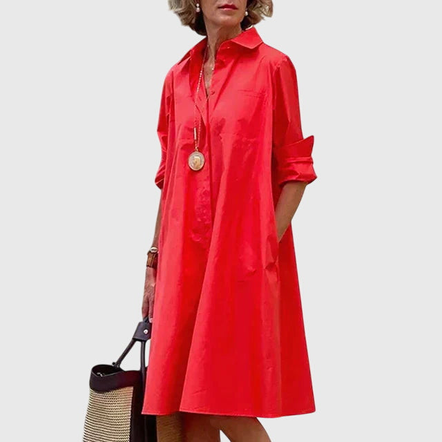 פייג' - שמלה אלגנטית עם כיסים