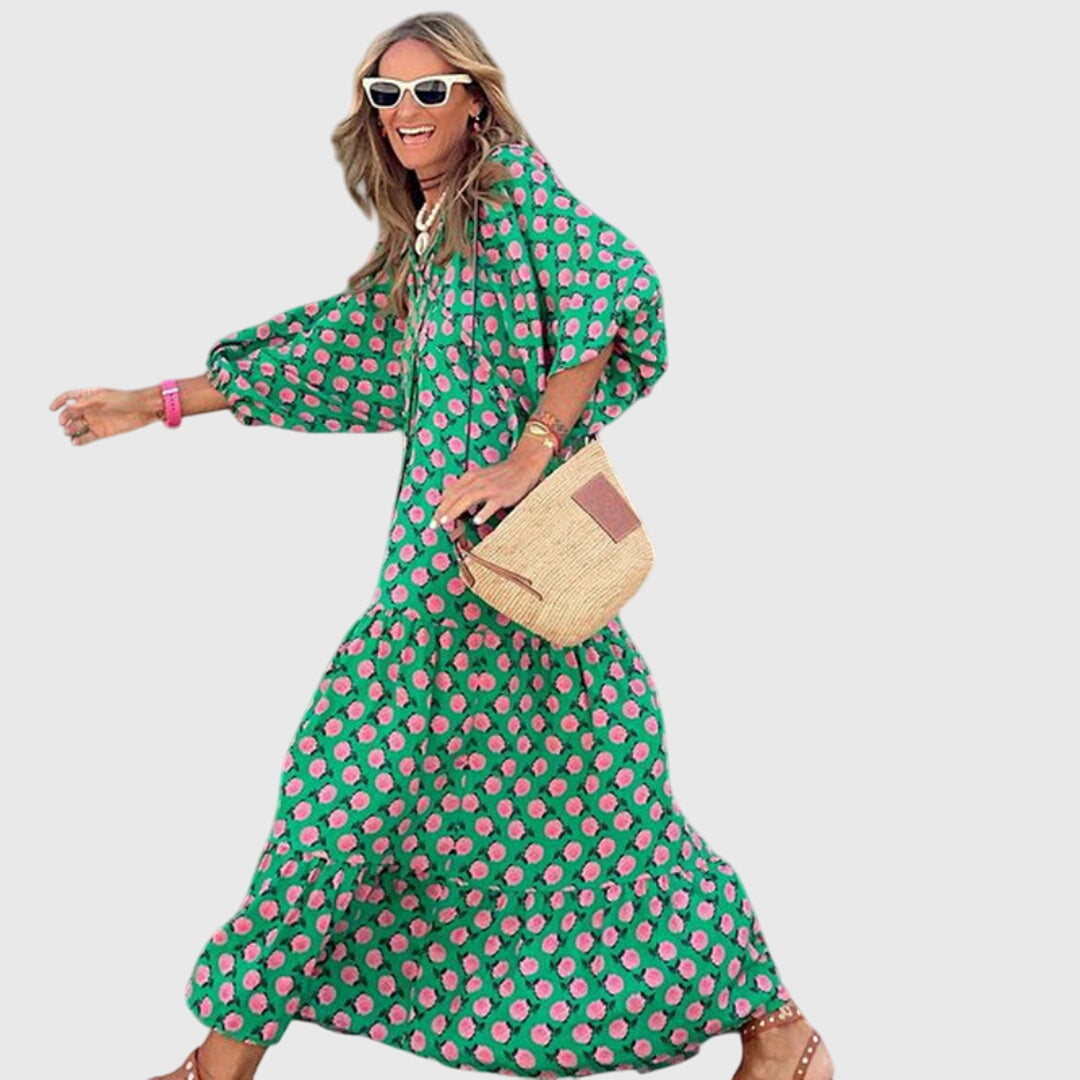 שרה - שמלת מקסי בוהו