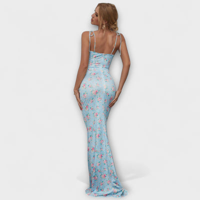 ליאורה | שמלת בודי קון פרחונית באלגנטיות מחבקת קימורים