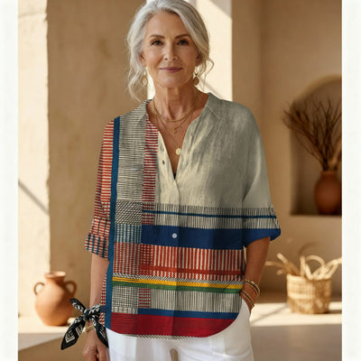 פרייה - בלוזה עם דוגמה אמנותית