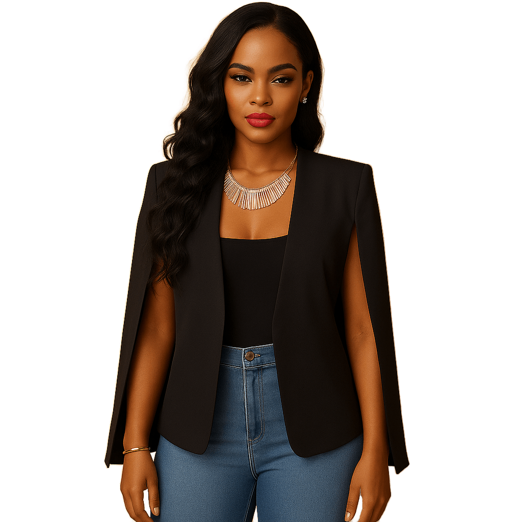 Amar™ Eden - בלייזר בסגנון פונצ'ו