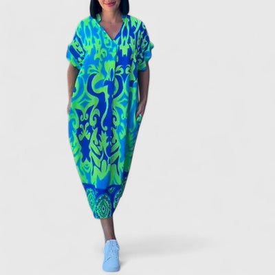 שמלות שנסי - שמלת פרחים מתוחכמת