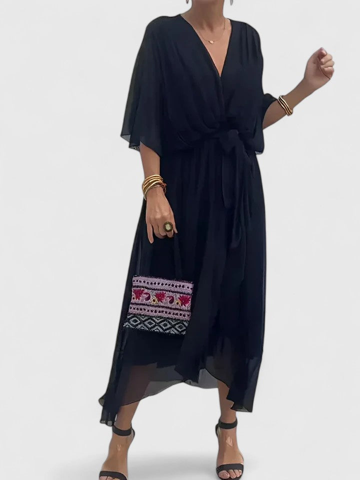 נדה - שמלת וי אלגנטית