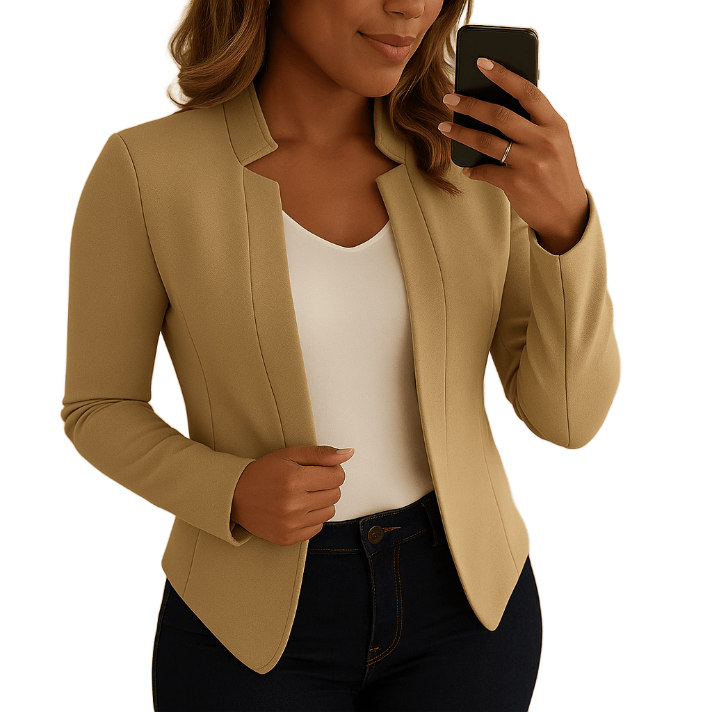 Amar™ Sapir - בלייזר קליל עם צווארון מהודר