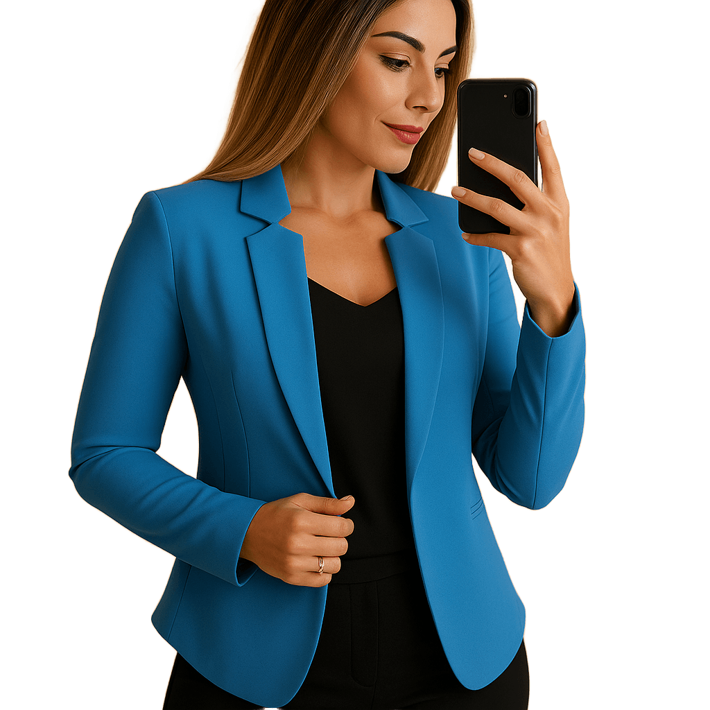 Amar™ Sapir - בלייזר קליל עם צווארון מהודר