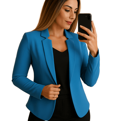 Amar™ Sapir - בלייזר קליל עם צווארון מהודר