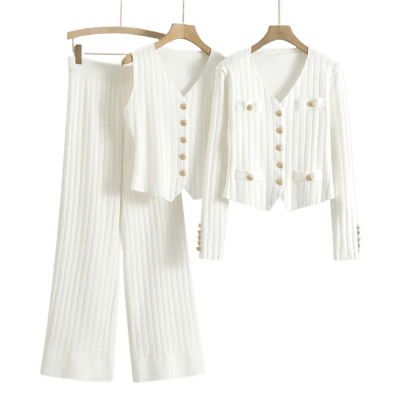 Amar™ Yaheli - סט תלת-חלקי נוח ורך עם שרוולים ארוכים