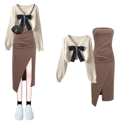 Amar™ Michal - סט תלת-חלקי נוח ורך עם שרוולים ארוכים