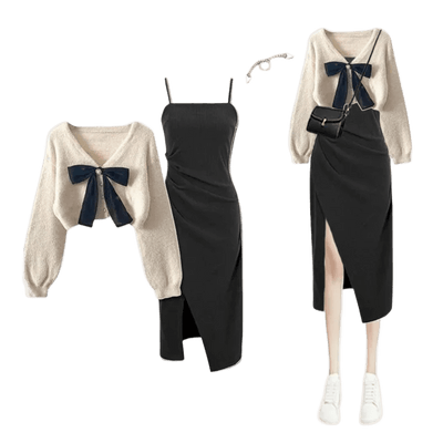 Amar™ Michal - סט תלת-חלקי נוח ורך עם שרוולים ארוכים