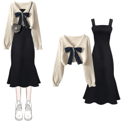 Amar™ Michal - סט תלת-חלקי נוח ורך עם שרוולים ארוכים