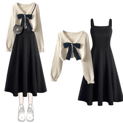 Amar™ Michal - סט תלת-חלקי נוח ורך עם שרוולים ארוכים