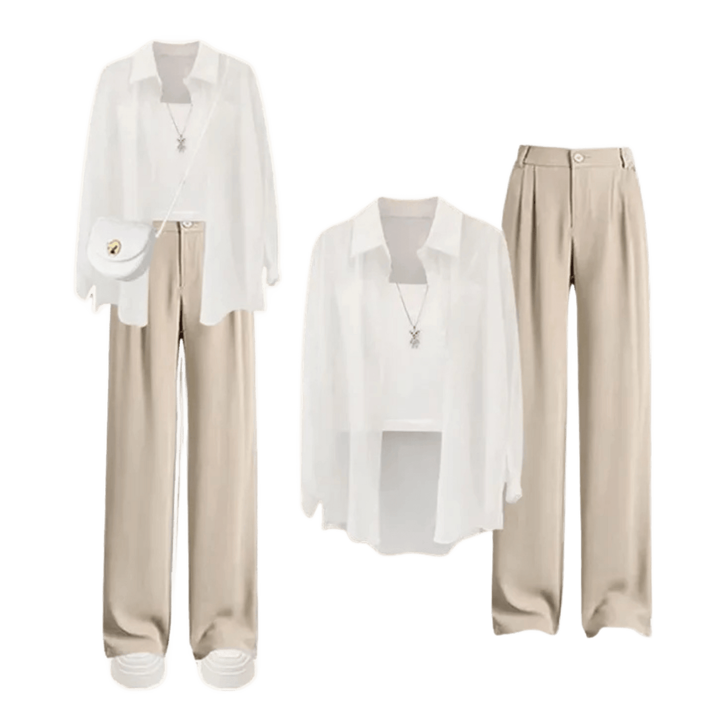 Amar™ Miriam - סט תלת-חלקי נוח ורך עם שרוולים ארוכים