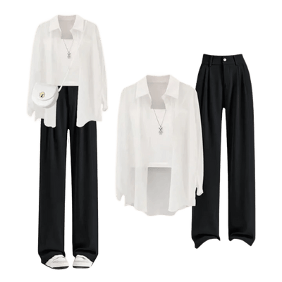 Amar™ Miriam - סט תלת-חלקי נוח ורך עם שרוולים ארוכים