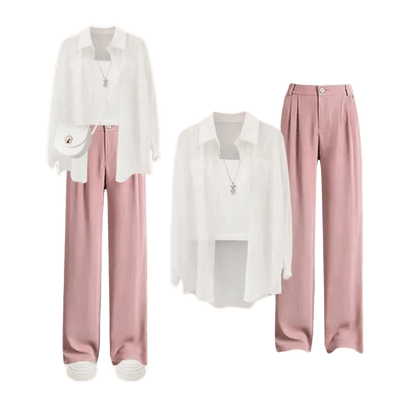 Amar™ Miriam - סט תלת-חלקי נוח ורך עם שרוולים ארוכים